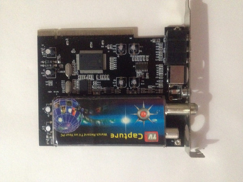 Imagen 1 de 4 de Tarjeta Capturadora De Video Pci On Pc