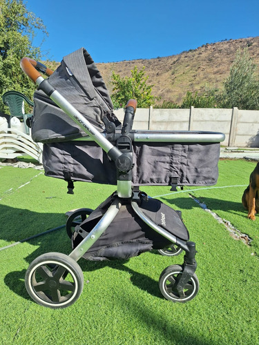 Coche Cuna Travel System Deluxe 360° Sx Gris (Usado)
