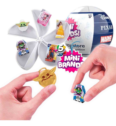 Mini Brands Disney Store Com 5 Mini Surpresas Zuru Original
