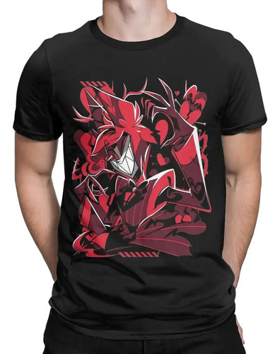 Camiseta De Algodón De Manga Corta Impresa De Hazbin Hotel