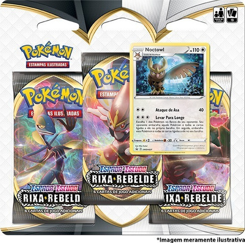 Triple Pack Pokémon Espada E Escudo 2 Rixa Rebelde