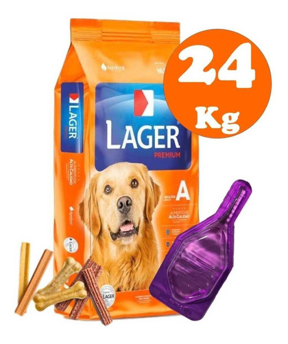 Imagen 3 de 3 de Lager Adulto 22kg +2kg + Pipeta