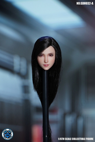 Imagen 4 de 5 de Tifa Lockhart Cabeza Sdh032a Super Duck Escala 1/6 Pale