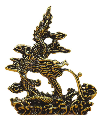 Estatua De Dragón Chino Ornamento De Escritorio Arte Crafts