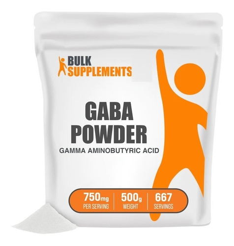 Bulk Supplements | Gamma Aminobutyric Acid | 500g | 667 Serv