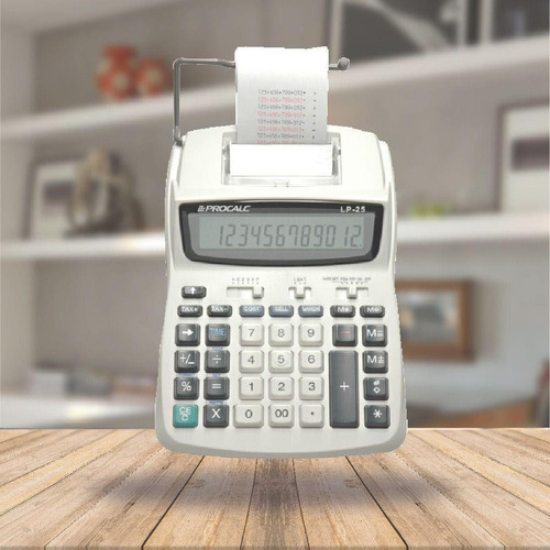 Calculadora De Impressão 12 Dígitos Lp25 Procalc Bivolt