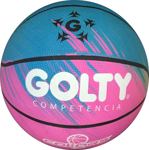Balón De Baloncesto Golty #7 Competencia Colors Caucho 