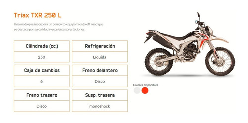 Imagen 9 de 17 de Corven Txr250 L