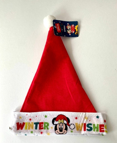 Gorro Navidad Disney Mickey Mouse Y Minnie Mouse