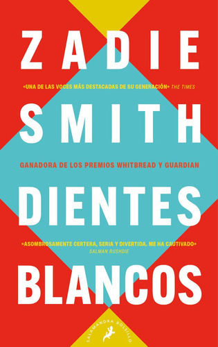 Dientes Blancos, De Zadie Smith. Editorial Salamandra Bolsillo, Tapa Blanda En Español