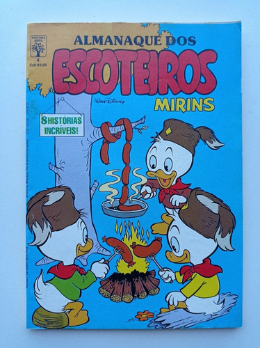 Almanaque Dos Escoteiros Mirins Nº 4 - Ed. Abril - 1987