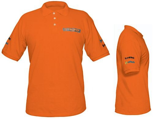 Remera Tipo Polo Naranja P/hombre,talle.g  Truper  Pol-nc