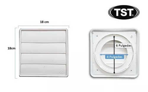 Extractor De Aire Para Baño Tst 6 Pulgadas Modelo Cp6