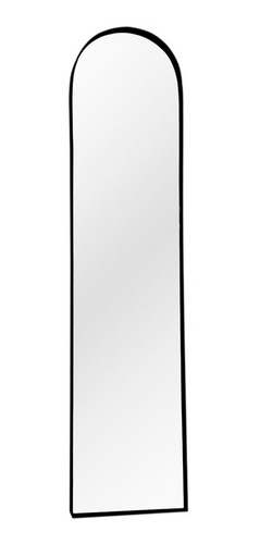 Espelho Oval Base Reta Moldura De Metal  1,50 X 0,50 Grande