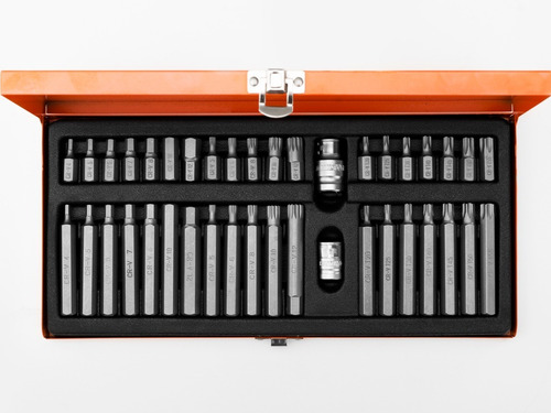 Juego Puntas Torx Allen Multiestria Hamilton 40 Pz Prof Cod. Jt40 Dgm