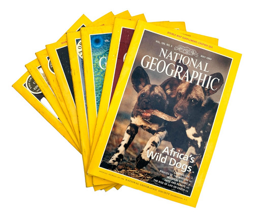 Lote X 8 National Geographic 1998 - 1999 Inglés Usa