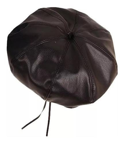 Gorro Boina Francesa Elegante Cuero Sintetico Para Dama