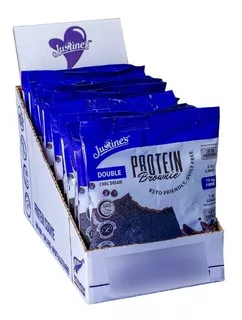 Caja De Barras Proteicas Justine's Protein Brownies X12 Und