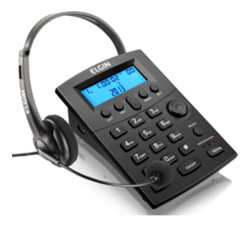 Telefone Headset Com Identificador Chamadas Hst-8000 Hedsat