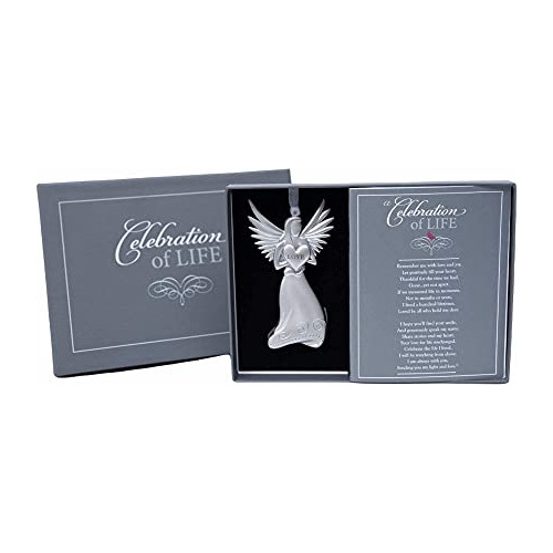 Memorial Remembrance Angel Ornament With Celebration Of...