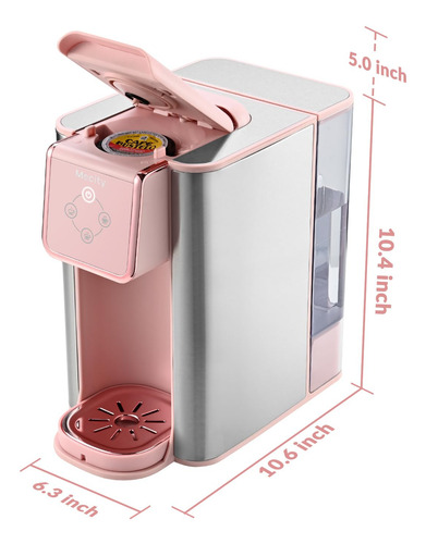 Mecity Cafetera Rosa 3 En 1 Cafetera De Servicio