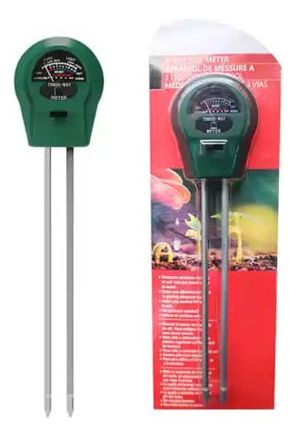 Medidor Ph De Tierra Tester 3 En 1 Humedad Ph Y Luz 