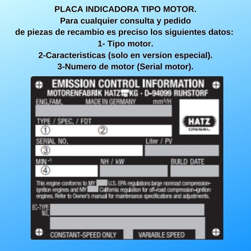 Filtro Externo De Petroleo Para Motor Hatz 1b20-1b30-1b40