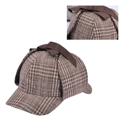 Gorro De Detective Boné Pala De Sol Boina Cosplay