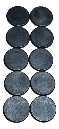 Coin Tag Nfc 213 Resistente Negro - Chip 20mm X 10