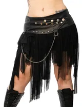 Comprar Falda Gotica Goth Rock Metal Red Irregular Satori Designer 