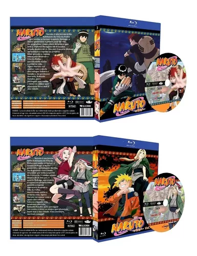 Blu-ray Box Naruto Clássico - Completo + Filmes E Ovas.