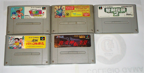 Lote Juegos Para Consola Super Famicom (mr2023) -3 Snes Sega