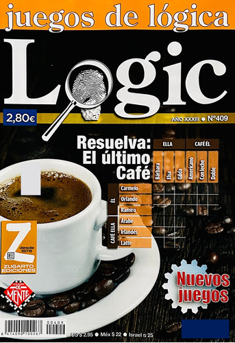Logic Juegos De Lógica N° 409 - Ediciones De Mente