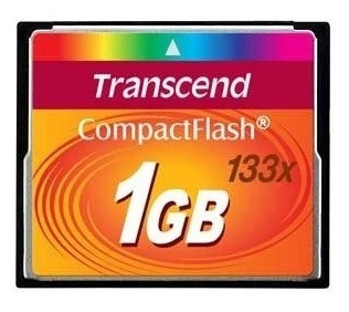 10 X Cartão Memória Compact Flash 1gb Transcend