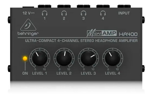 Behringer Ha400 Amplificador Para 4 Audifonos / Compacto