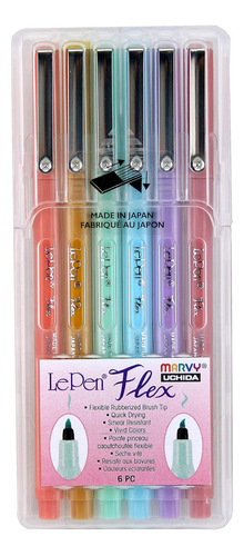 Uchida Of America Le Pen Flex Colores Pastel Suministros 6