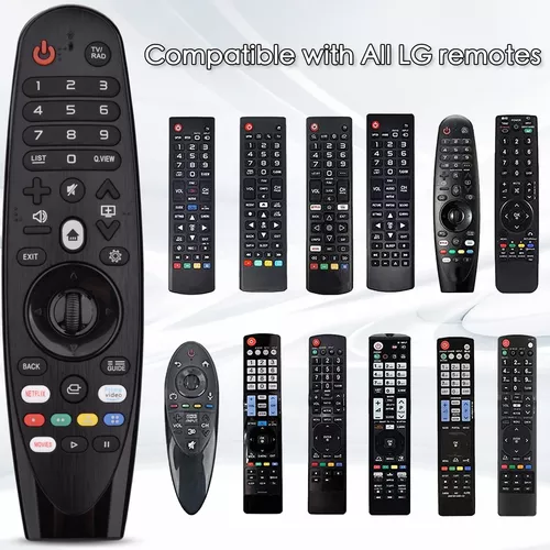 Mando a distancia universal para LG Smart TV Magic Remote Compatible con  todos los modelos de televisores LG (sin función de voz, sin función de