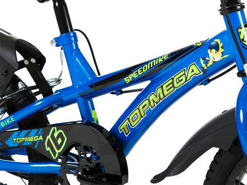 Imagen 2 de 7 de Bicicleta Topmega Speedmike Rodado 12 Infantil Niño Rueditas