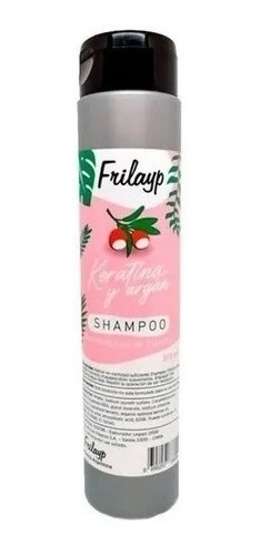 Imagen 3 de 4 de Shampoo + Acondicionador Keratina Y Argan Frilayp X370ml.