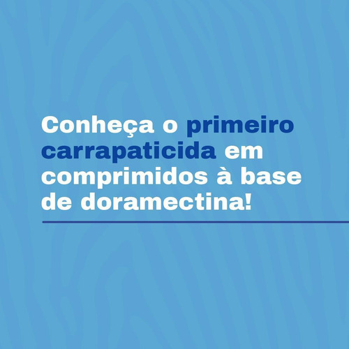 Carrapaticida Remedio Pra Carrapato 1 Blister 4cp Lançamento