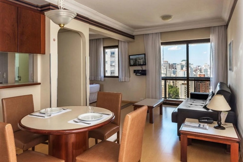 Imagem 2 de 15 de Flat Em Cerqueira Cesar, 02 Dorms, Fora Do Pool - Sf27372