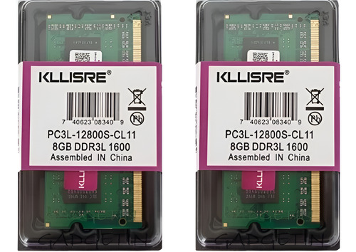 Memoria Ram Ddr3 Notebook Kllisre 8gb 1600 Mhz (sellado)