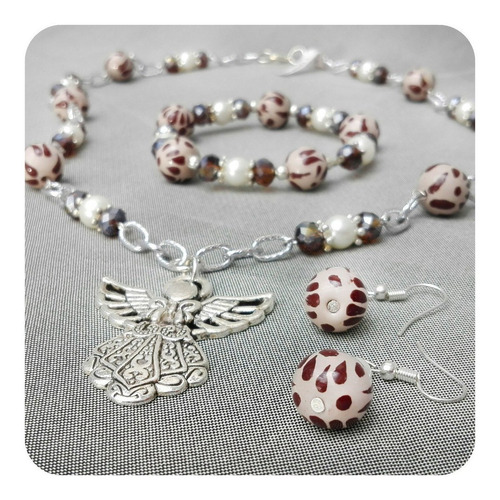 Imagen 2 de 5 de Joyería Talavera Poblana Con Collar Aretes Pulsera 11 Jyr