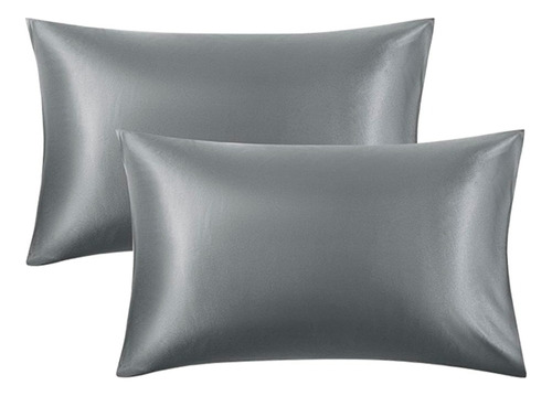 Funda Almohada Satin Saten Tipo Seda Set X2 Unids 100 O 76cm