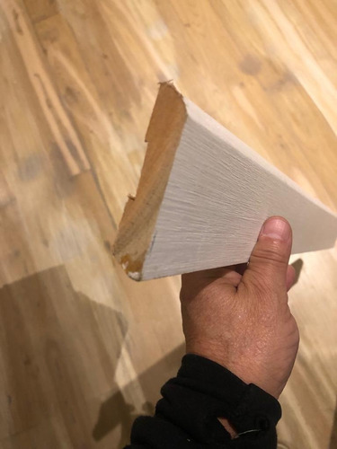 Zocalos De Madera Laqueados Ideal Para Porcelanato !! En 6