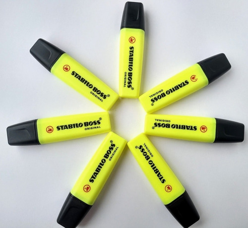 Resaltador Amarillo Stabilo Boss Fosforescente Unidad Oferta