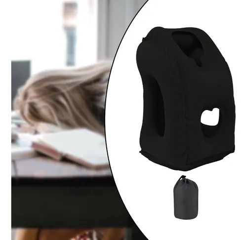 Reposacabezas Portátil Niños Adultos Almohada For Negro