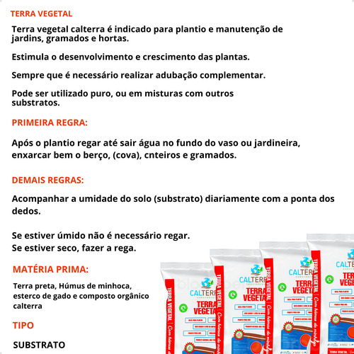 Terra Vegetal Substrato Adubado Com Húmus De Minhoca Puro