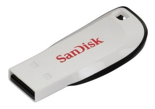 Pendrive Sandisk Cruzer Blade 16gb 2.0 Blanco - Revogames