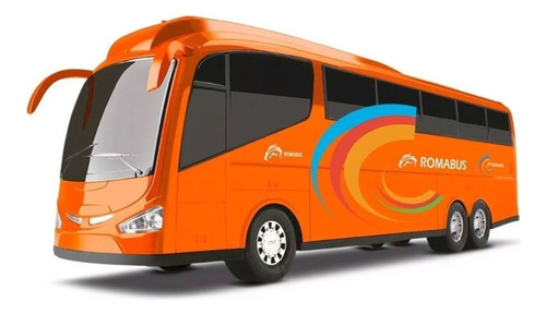 Brinquedo Ônibus Roma Bus Executive 48,5cm Roma Brinquedos Cor Laranja